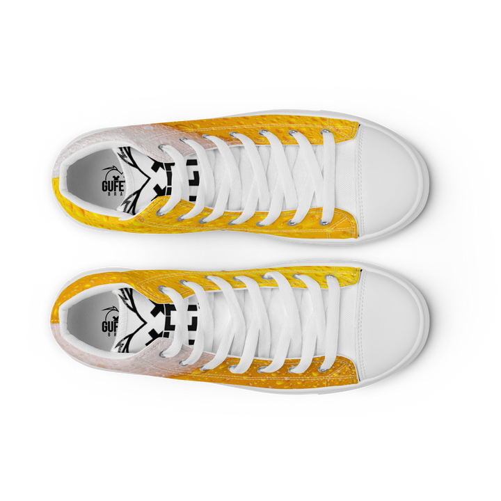 Sneakers alte in tela da uomo BIRRA - Gufetto Brand 