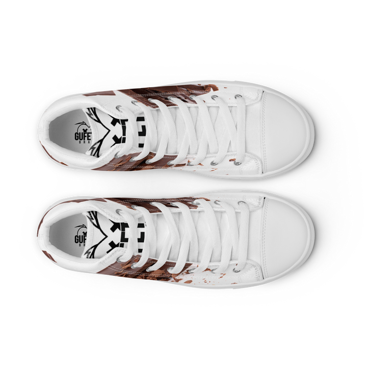 Sneakers alte in tela da uomo CHOCOLATE - Gufetto Brand 