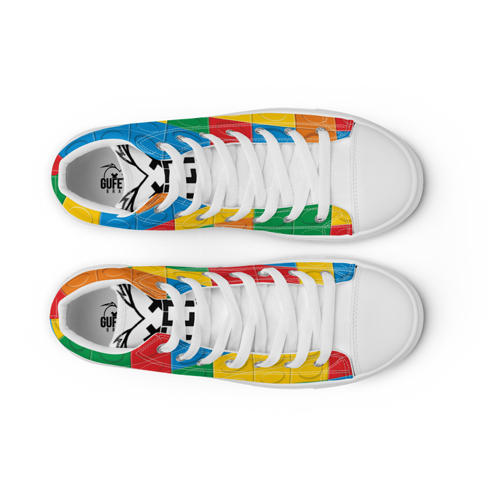 Sneakers alte in tela da uomo LEGO EDITION - Gufetto Brand 