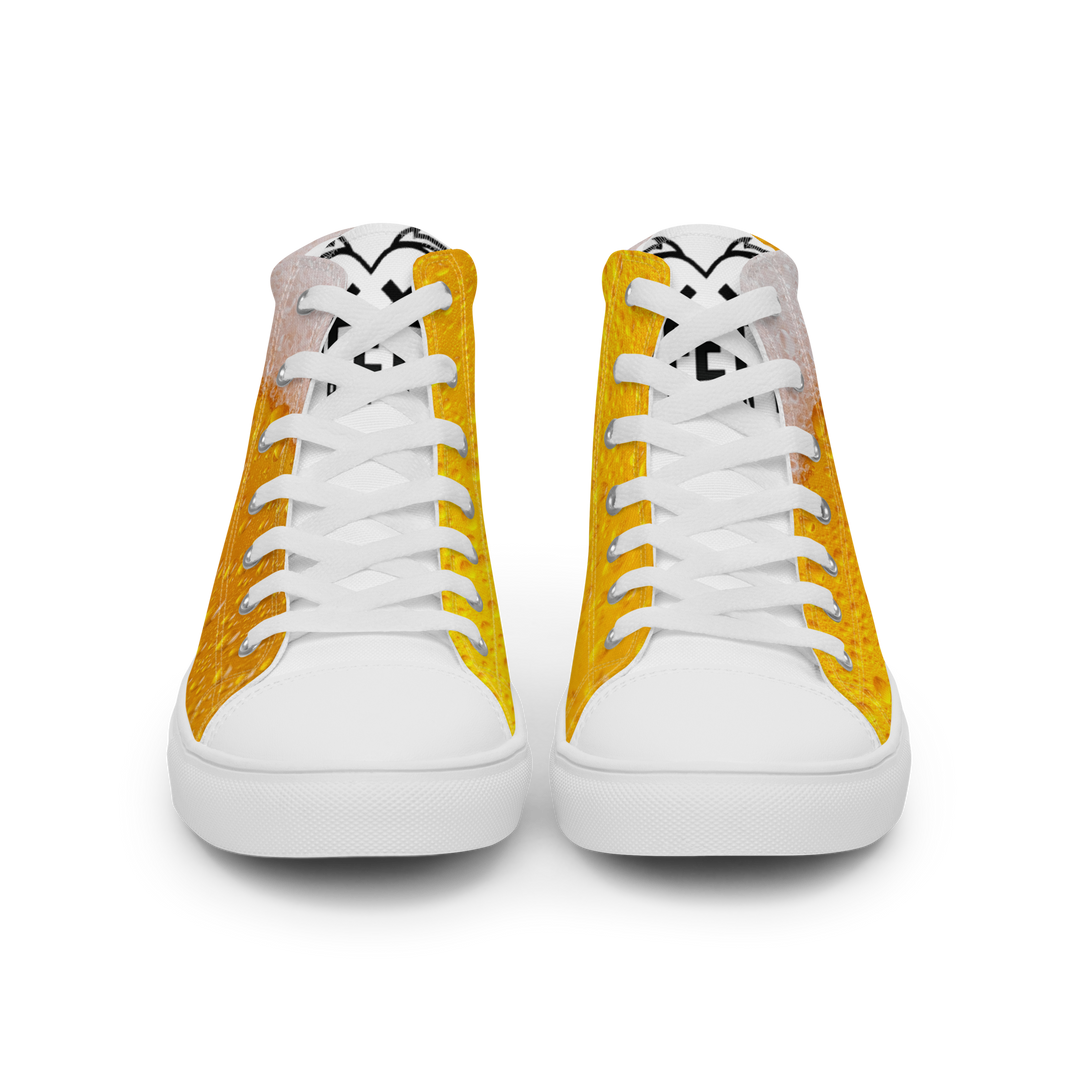 Sneakers alte in tela da uomo BIRRA - Gufetto Brand 
