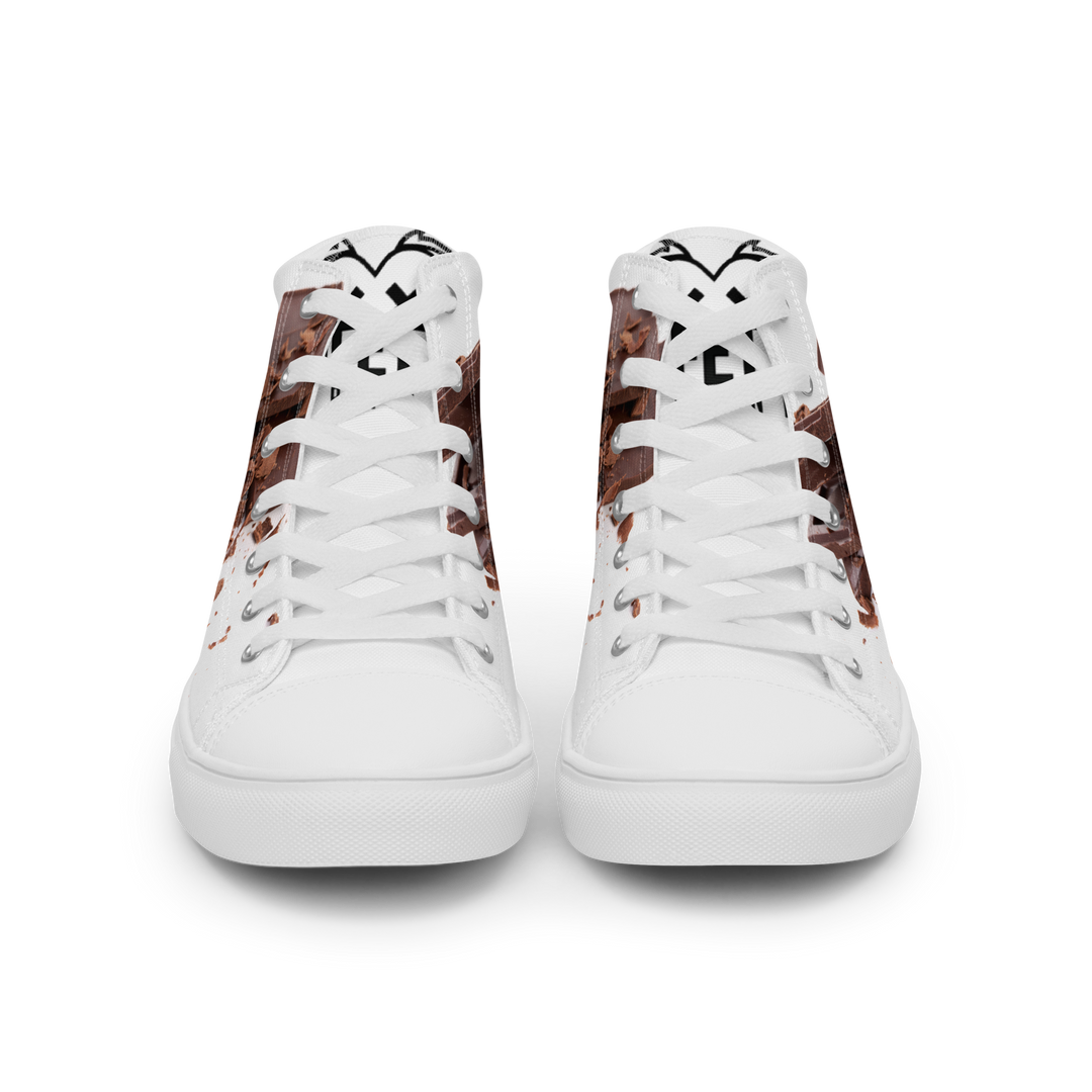 Sneakers alte in tela da uomo CHOCOLATE - Gufetto Brand 