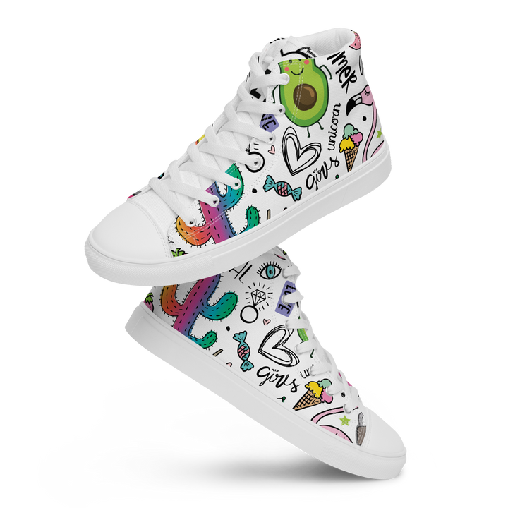 Sneakers alte in tela da uomo UNICORN EDITION - Gufetto Brand 