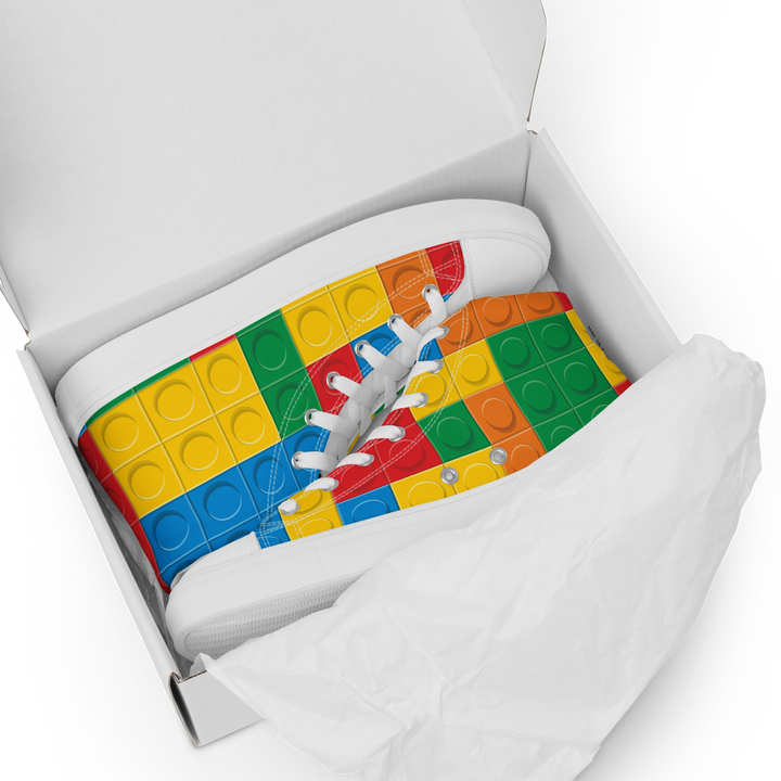 Sneakers alte in tela da uomo LEGO EDITION - Gufetto Brand 