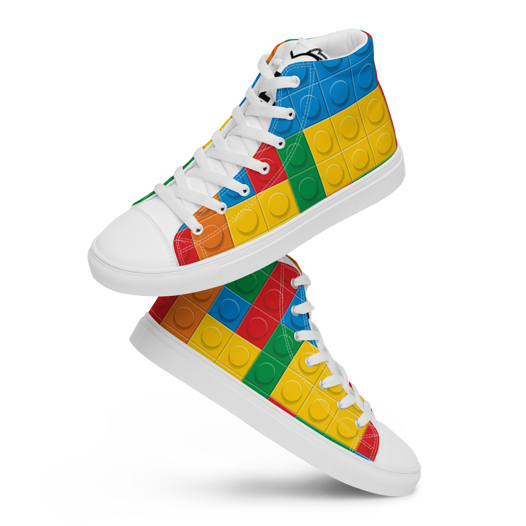 Sneakers alte in tela da uomo LEGO EDITION - Gufetto Brand 
