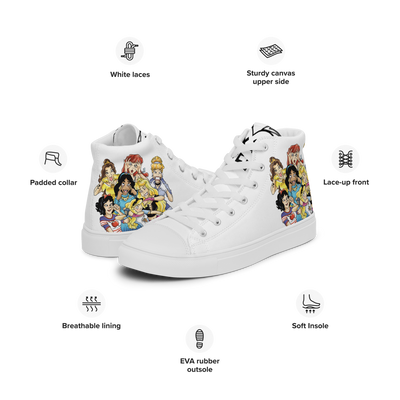 Sneakers alte in tela da uomo PRINCIPESSE 2.0 Limited Edition - Gufetto Brand 