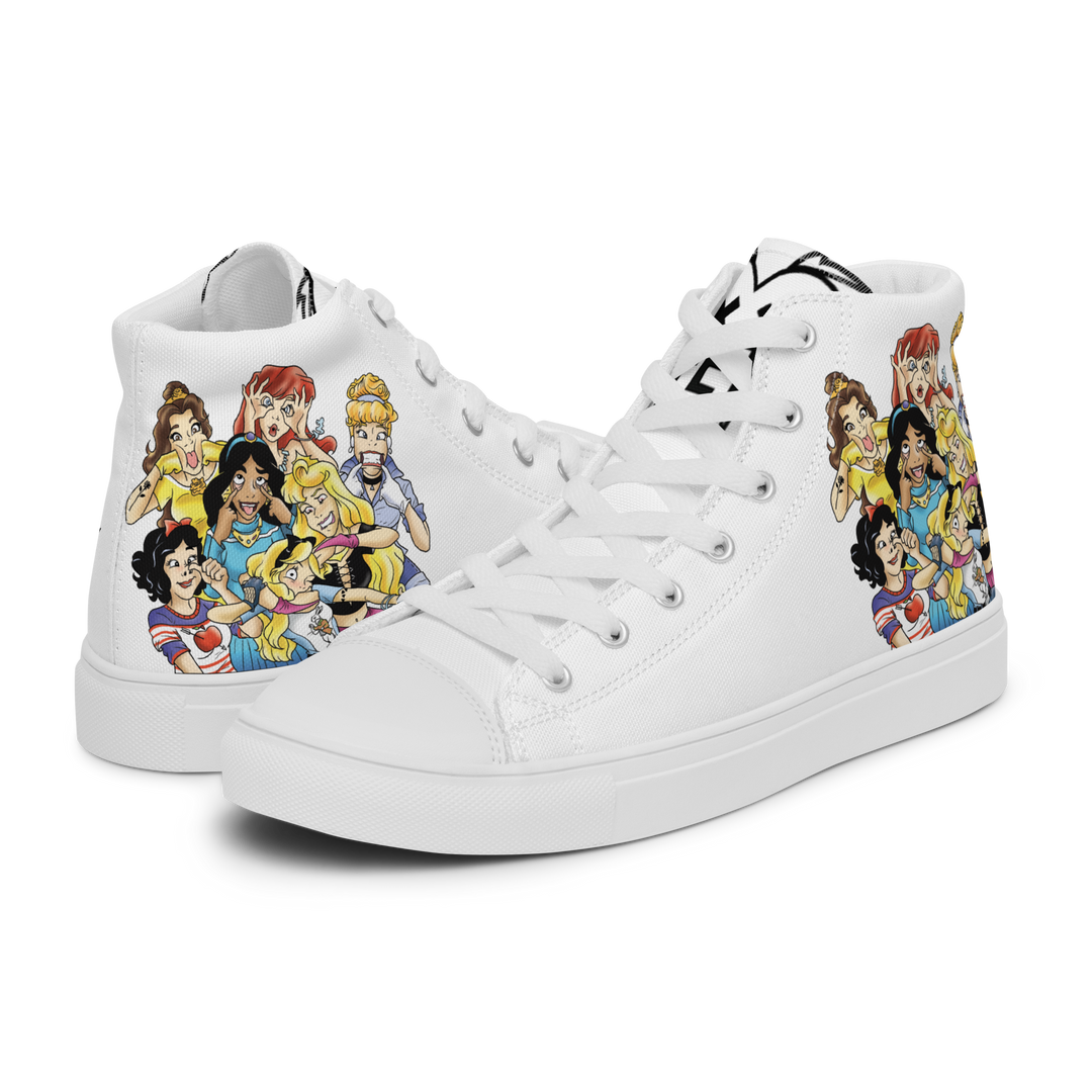 Sneakers alte in tela da uomo PRINCIPESSE 2.0 Limited Edition - Gufetto Brand 