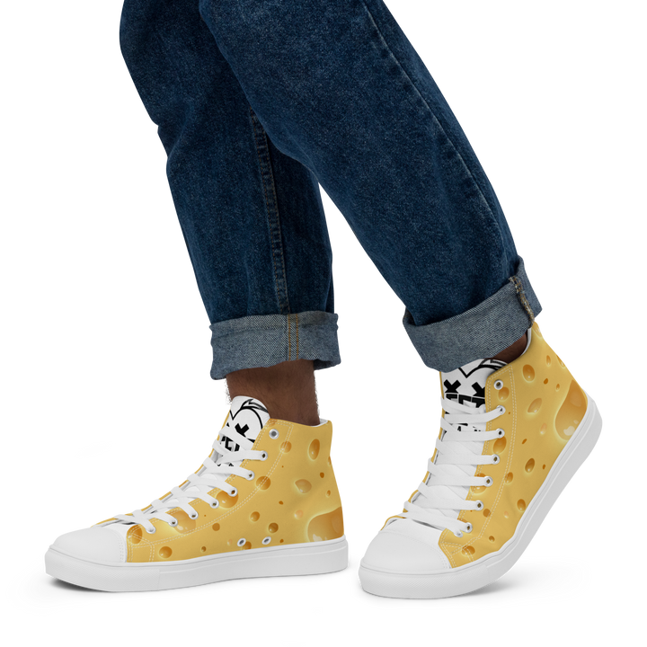 Sneakers alte in tela da uomo Groviera - Gufetto Brand 