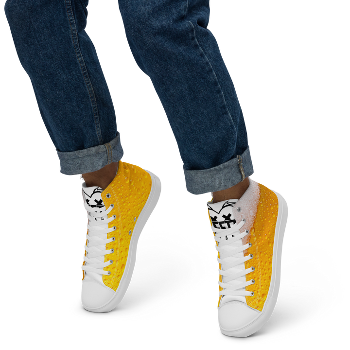 Sneakers alte in tela da uomo BIRRA - Gufetto Brand 