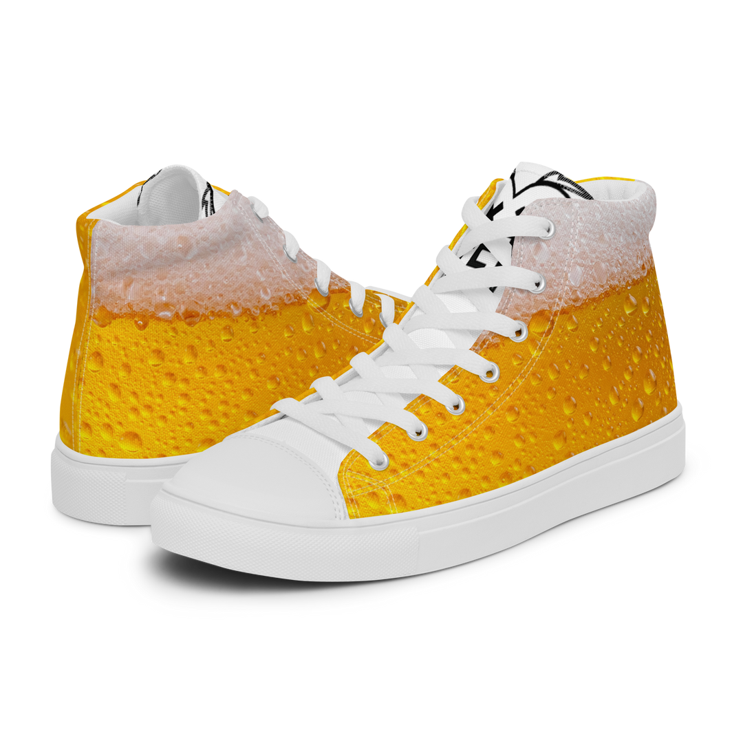 Sneakers alte in tela da uomo BIRRA - Gufetto Brand 
