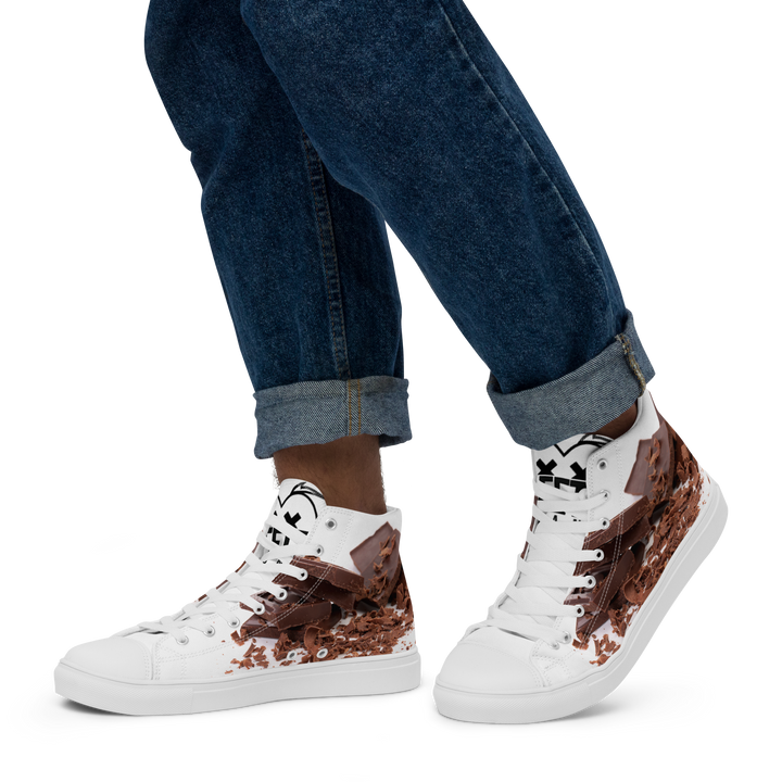 Sneakers alte in tela da uomo CHOCOLATE - Gufetto Brand 