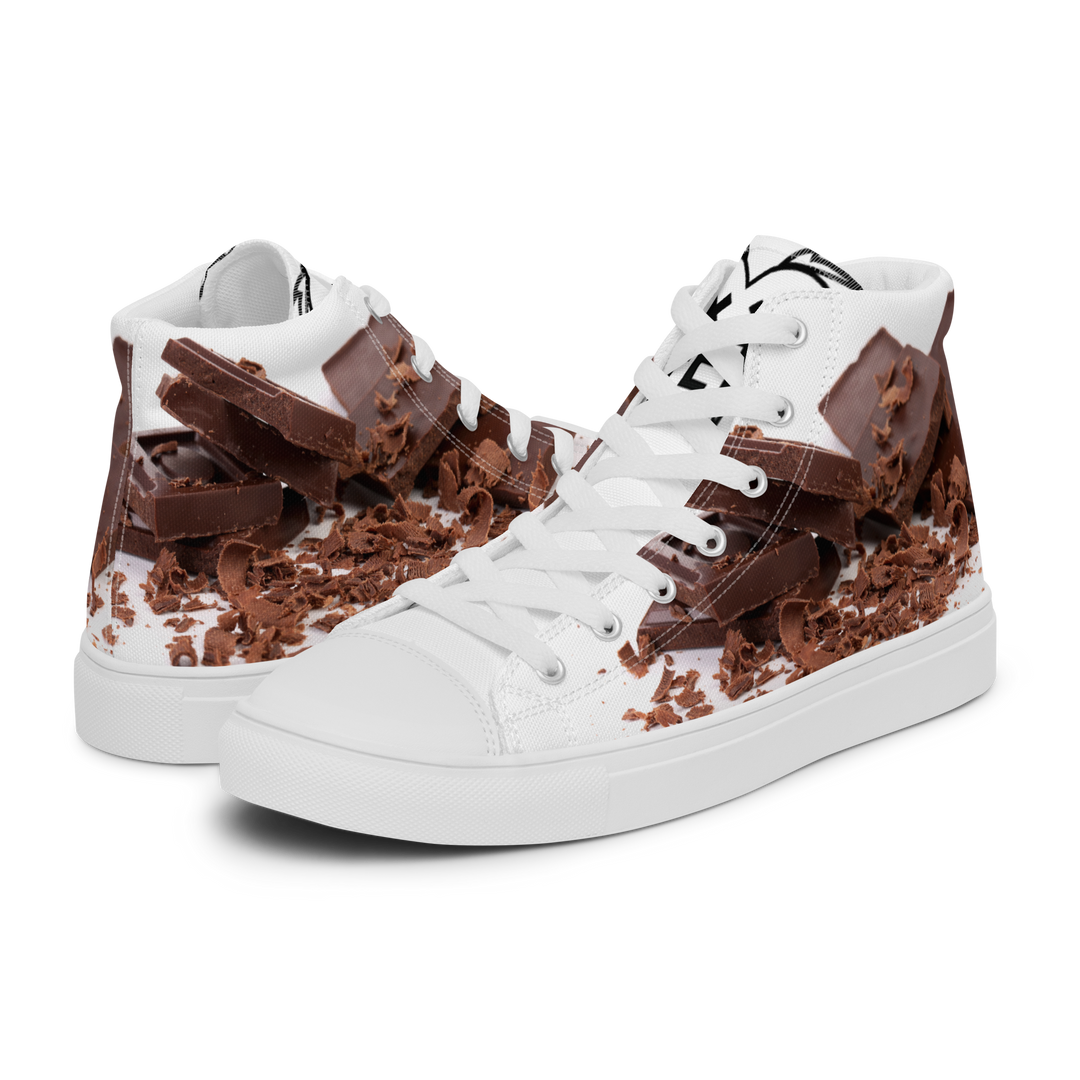 Sneakers alte in tela da uomo CHOCOLATE - Gufetto Brand 