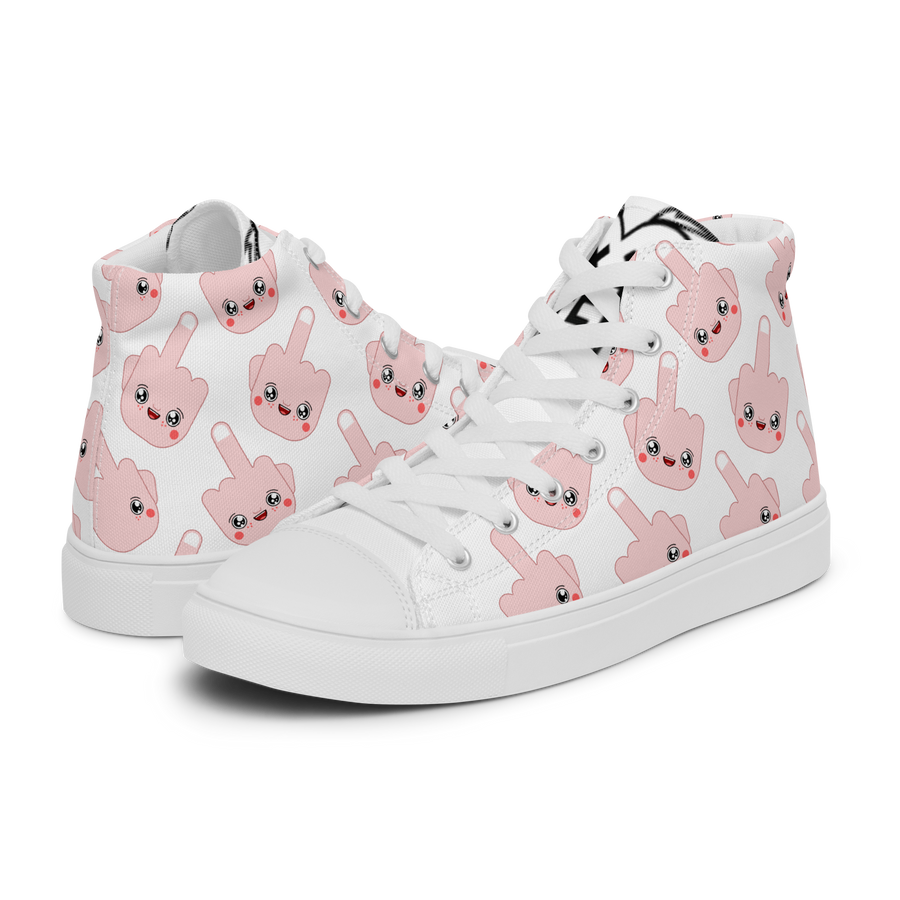 Sneakers alte in tela da uomo F*CK - Gufetto Brand 