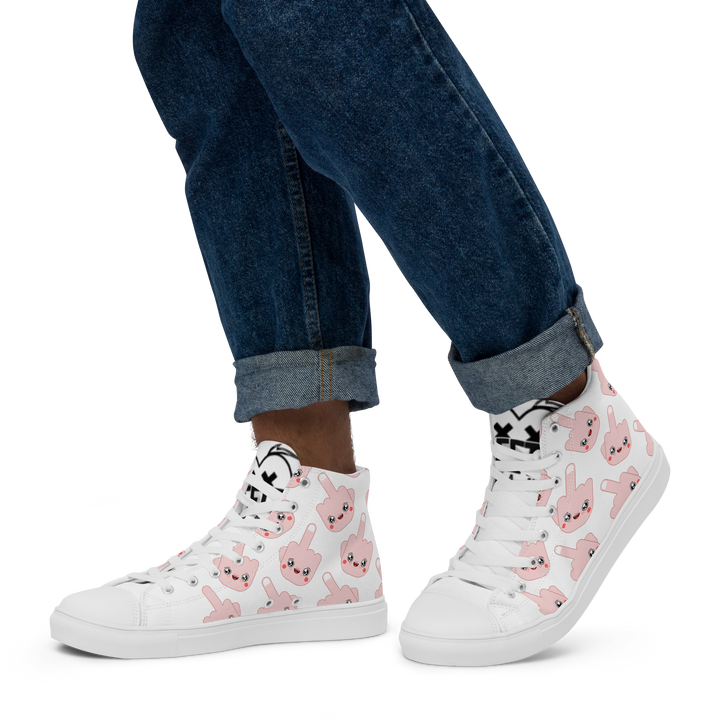 Sneakers alte in tela da uomo F*CK - Gufetto Brand 