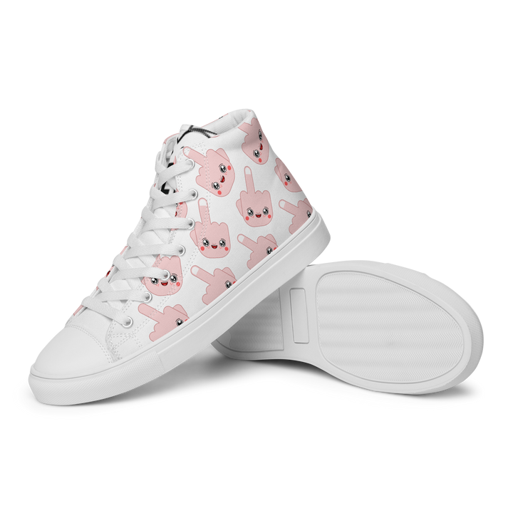 Sneakers alte in tela da uomo F*CK - Gufetto Brand 