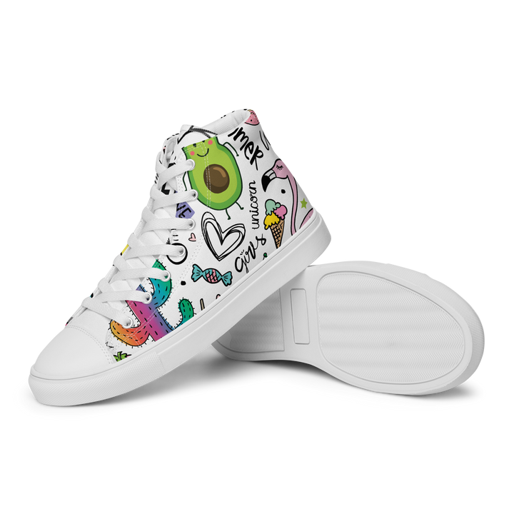 Sneakers alte in tela da uomo UNICORN EDITION - Gufetto Brand 