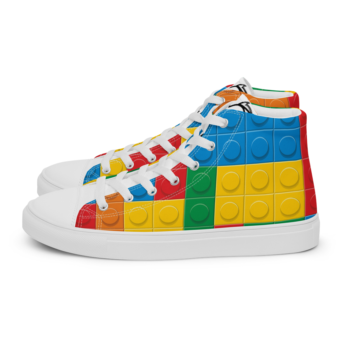 Sneakers alte in tela da uomo LEGO EDITION - Gufetto Brand 