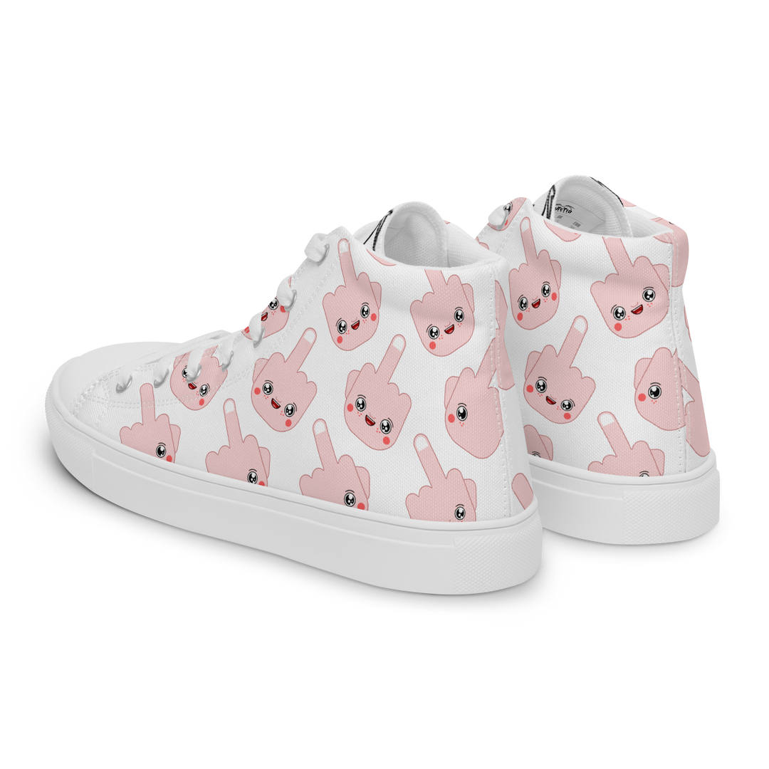 Sneakers alte in tela da uomo F*CK - Gufetto Brand 