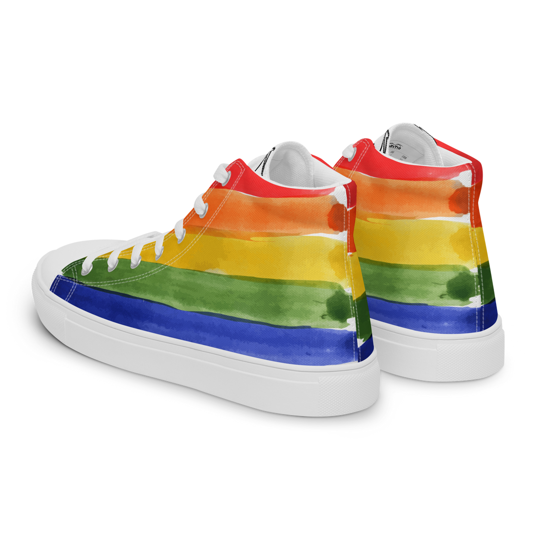 Sneakers alte in tela da uomo PRIDE EDITION - Gufetto Brand 