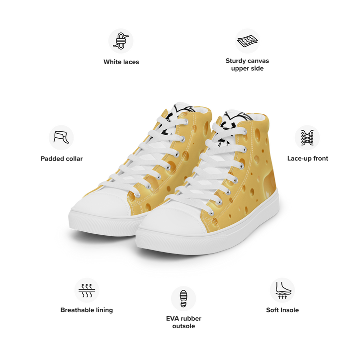 Sneakers alte in tela da uomo Groviera - Gufetto Brand 