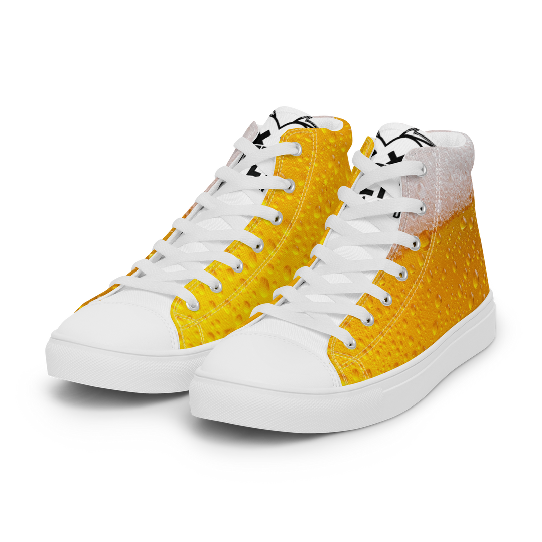 Sneakers alte in tela da uomo BIRRA - Gufetto Brand 