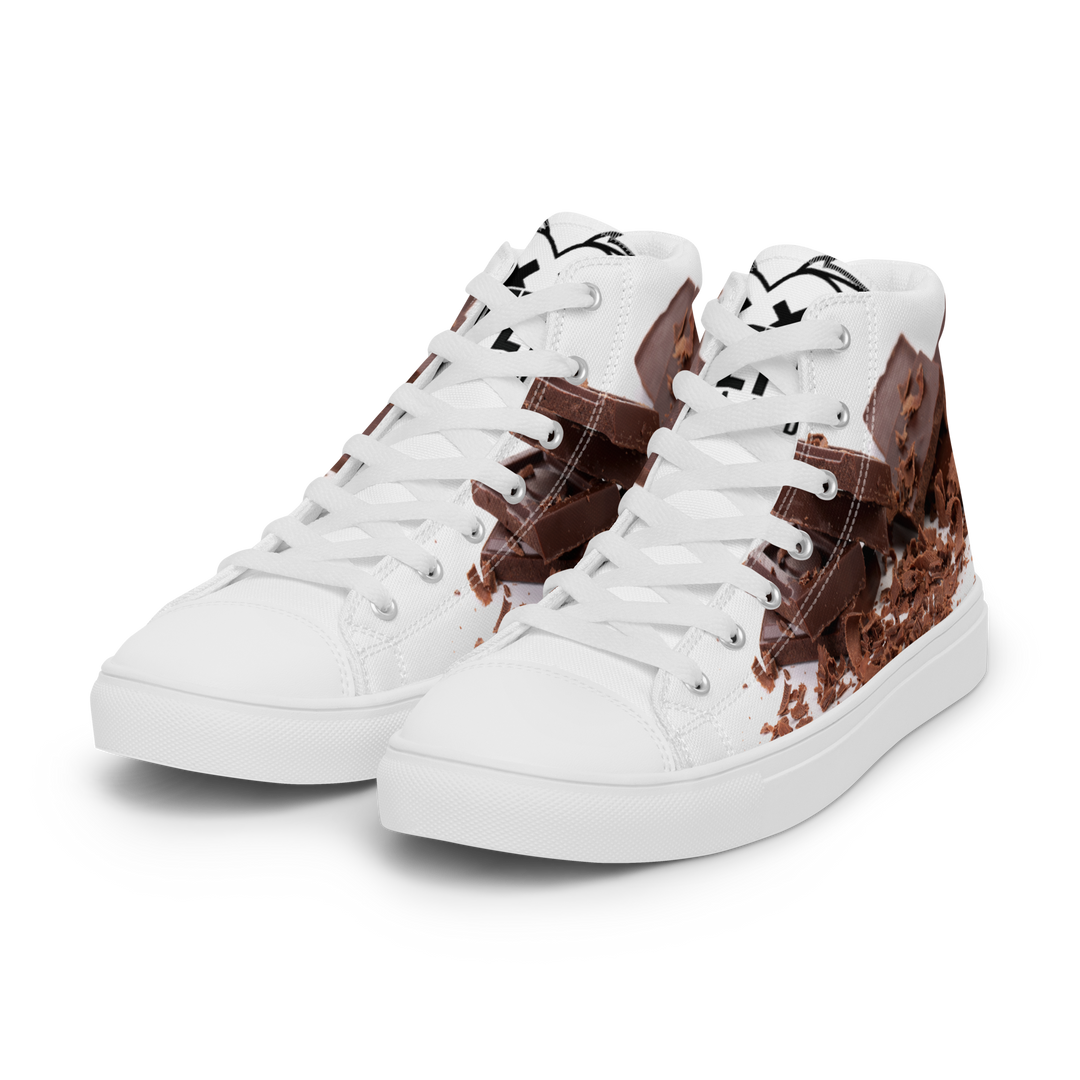 Sneakers alte in tela da uomo CHOCOLATE - Gufetto Brand 