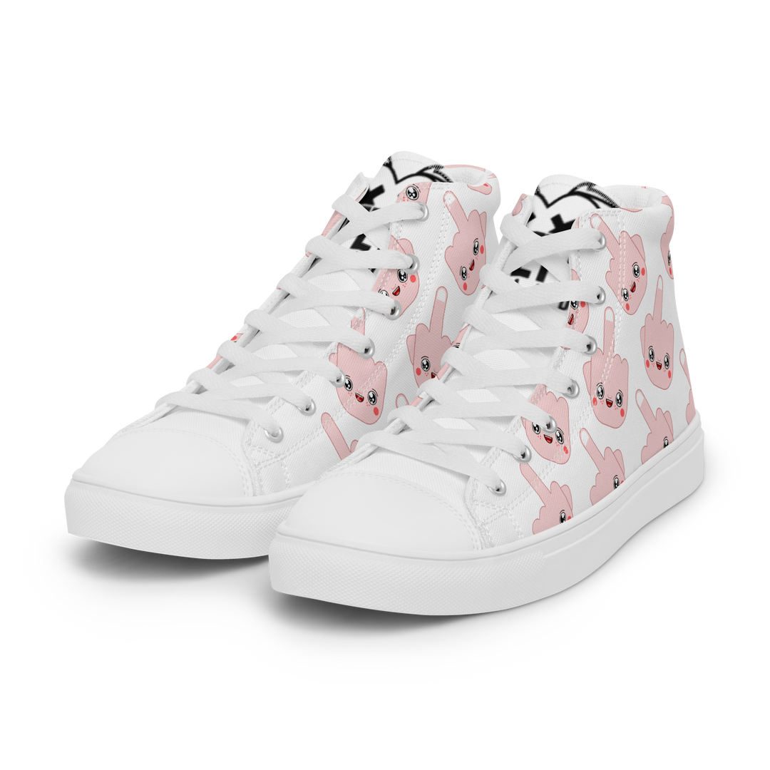 Sneakers alte in tela da uomo F*CK - Gufetto Brand 