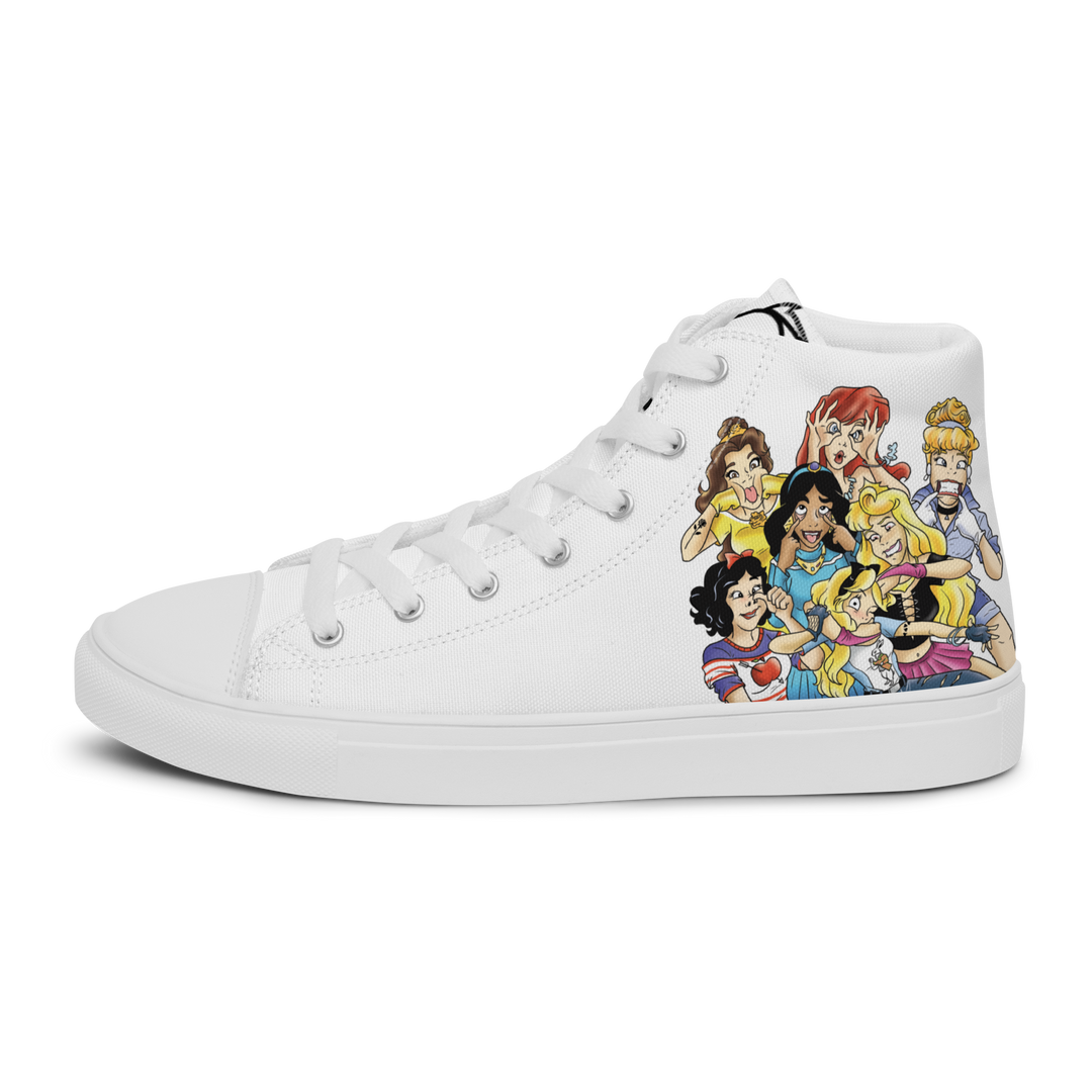 Sneakers alte in tela da uomo PRINCIPESSE 2.0 Limited Edition - Gufetto Brand 