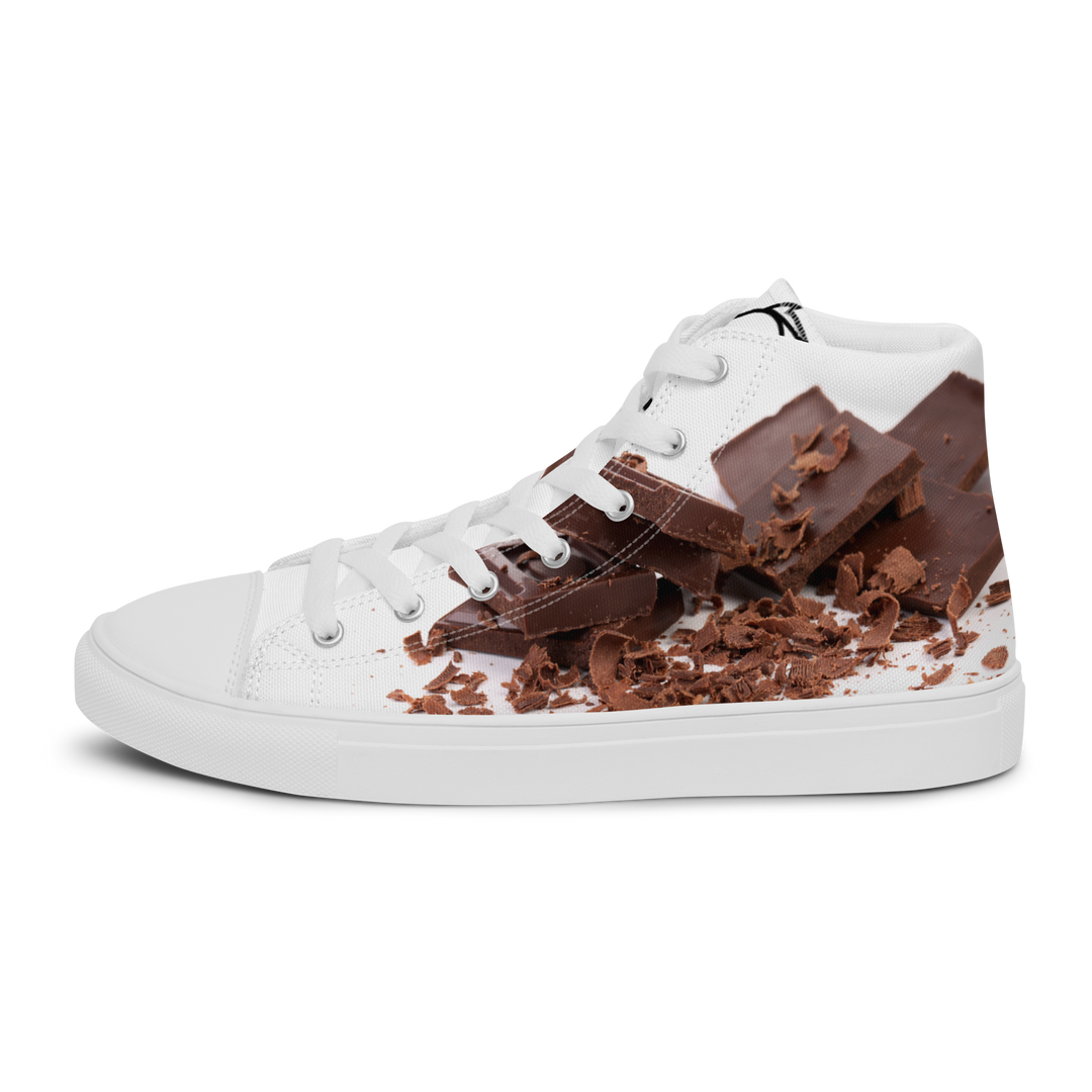 Sneakers alte in tela da uomo CHOCOLATE - Gufetto Brand 