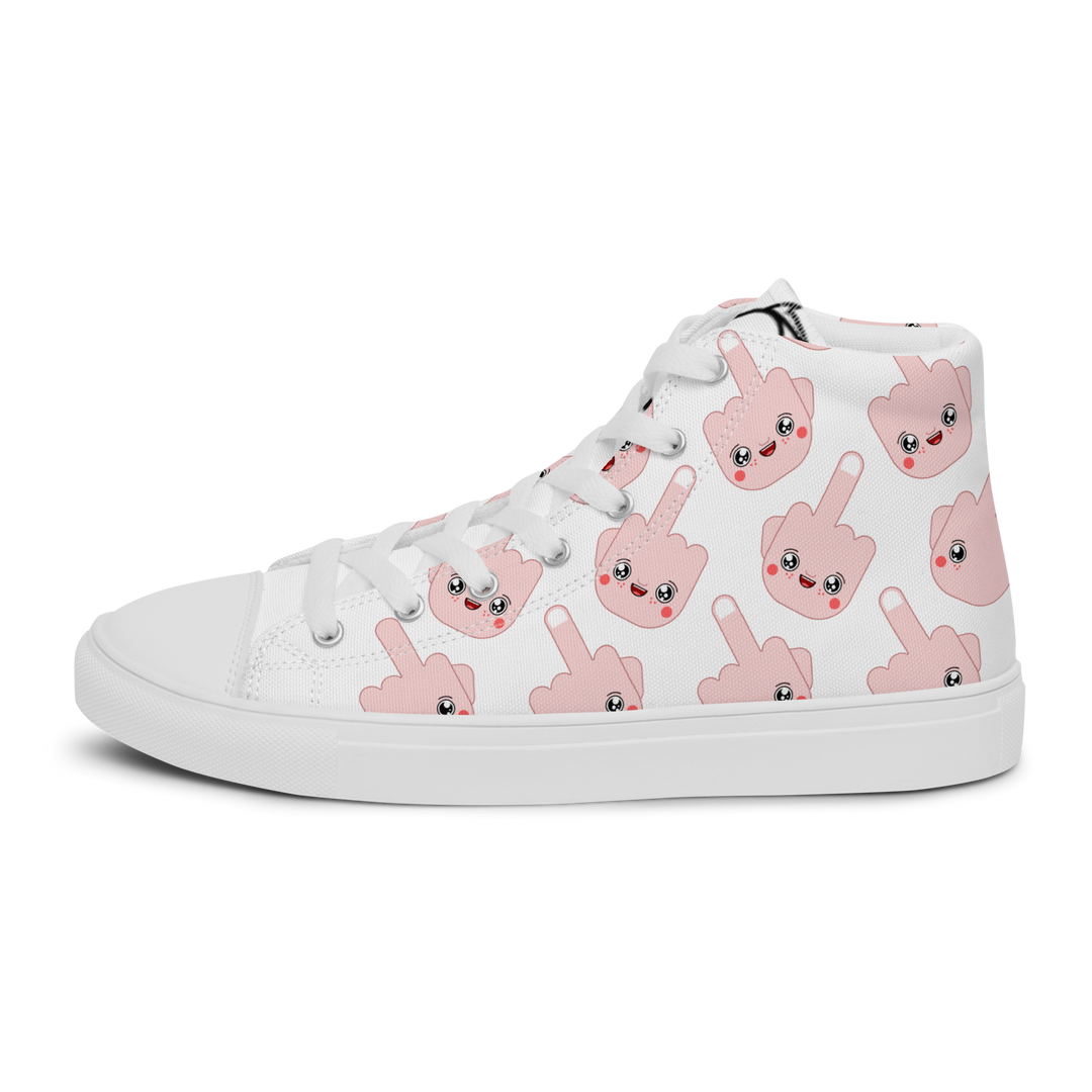 Sneakers alte in tela da uomo F*CK - Gufetto Brand 