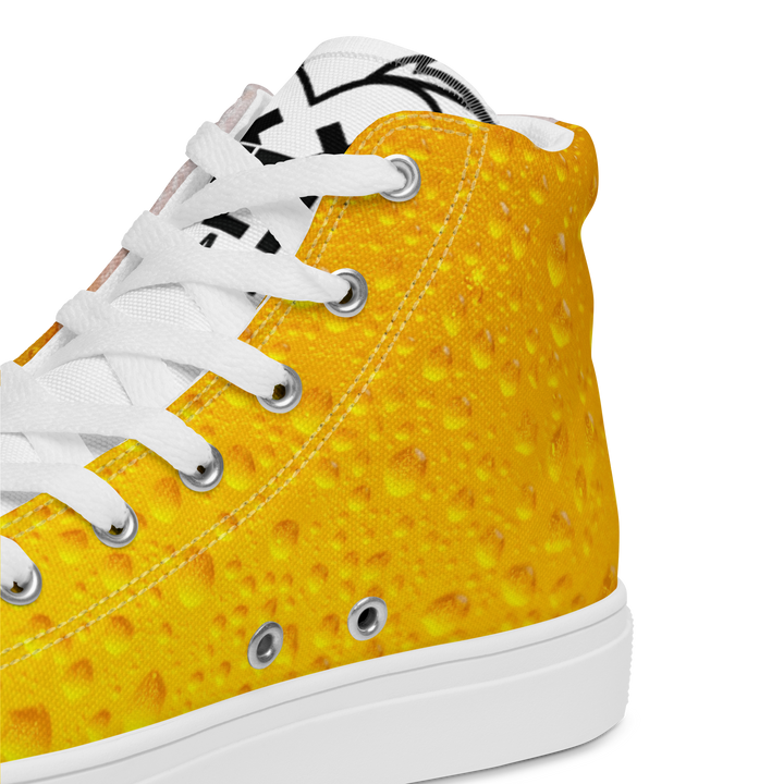 Sneakers alte in tela da uomo BIRRA - Gufetto Brand 