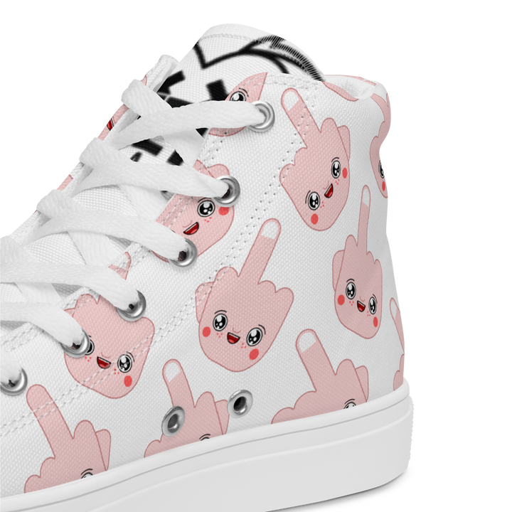 Sneakers alte in tela da uomo F*CK - Gufetto Brand 