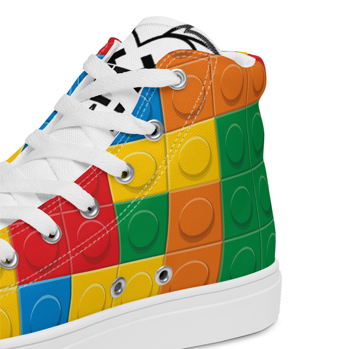 Sneakers alte in tela da uomo LEGO EDITION - Gufetto Brand 