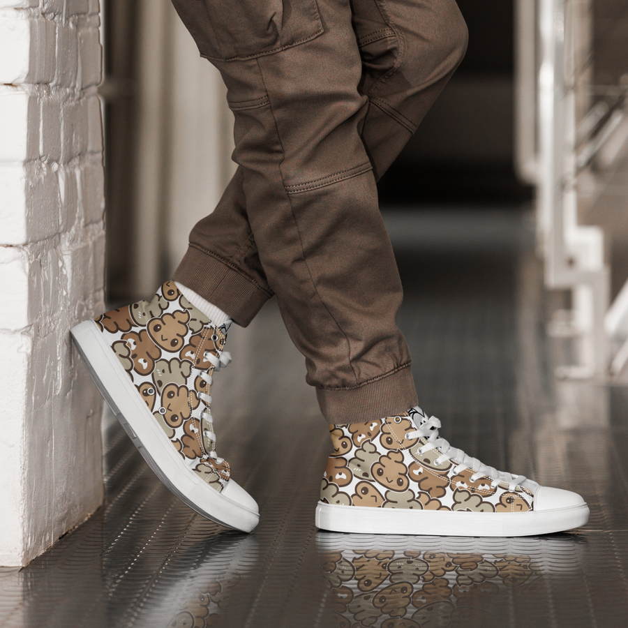 Sneakers alte in tela da uomo MERDINA - Gufetto Brand 