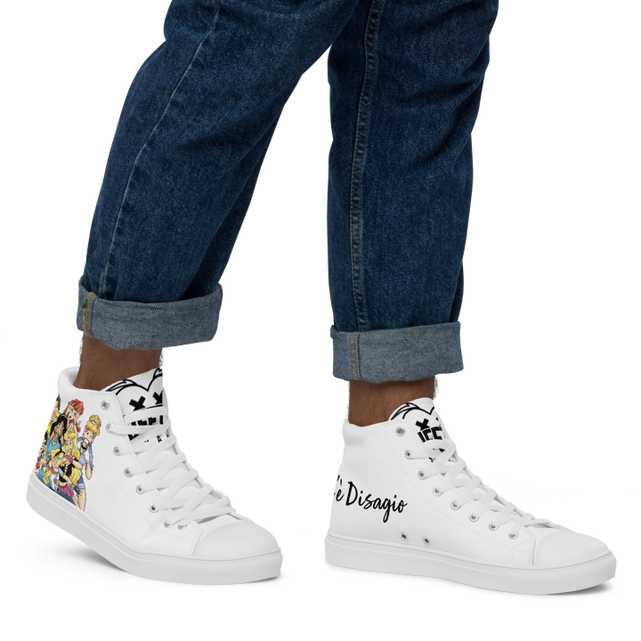 Sneakers alte in tela da uomo PRINCIPESSE 2.0 Limited Edition - Gufetto Brand 