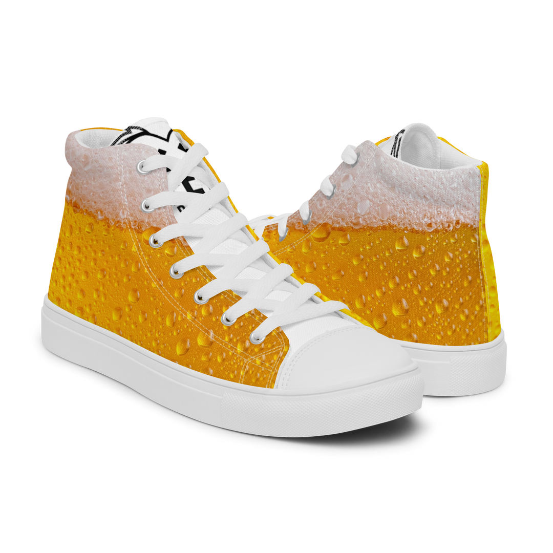 Sneakers alte in tela da uomo BIRRA - Gufetto Brand 