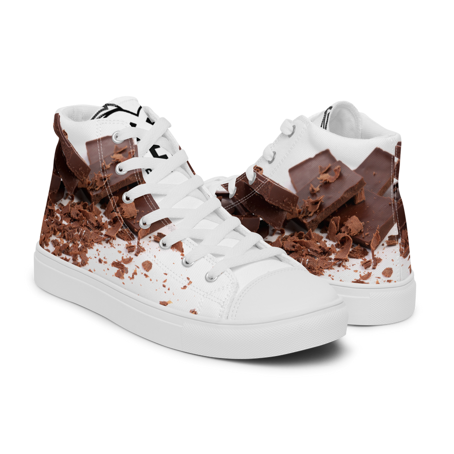 Sneakers alte in tela da uomo CHOCOLATE - Gufetto Brand 