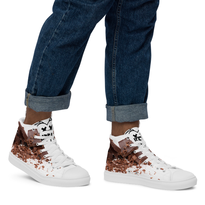 Sneakers alte in tela da uomo CHOCOLATE - Gufetto Brand 
