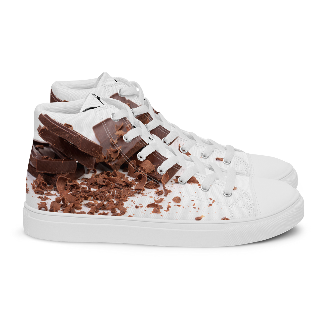 Sneakers alte in tela da uomo CHOCOLATE - Gufetto Brand 