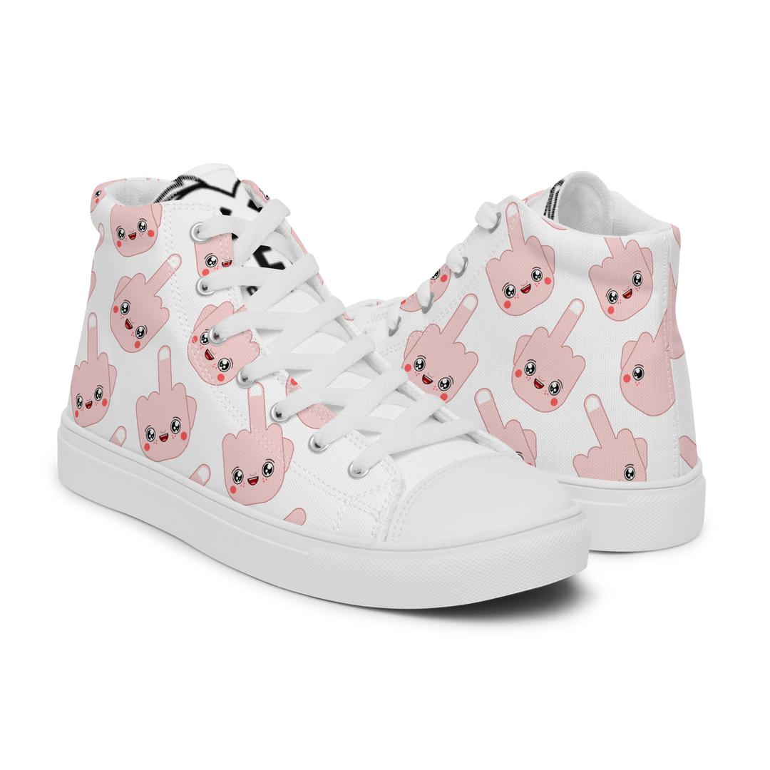 Sneakers alte in tela da uomo F*CK - Gufetto Brand 