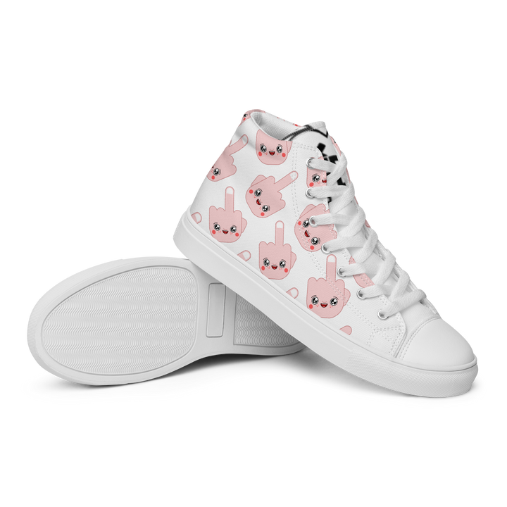 Sneakers alte in tela da uomo F*CK - Gufetto Brand 