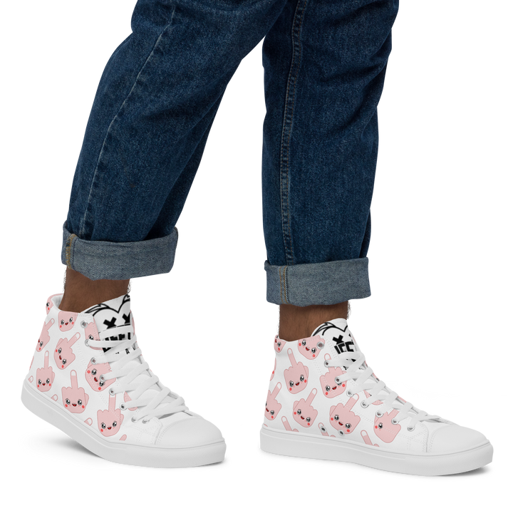 Sneakers alte in tela da uomo F*CK - Gufetto Brand 