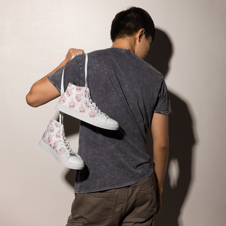 Sneakers alte in tela da uomo F*CK - Gufetto Brand 