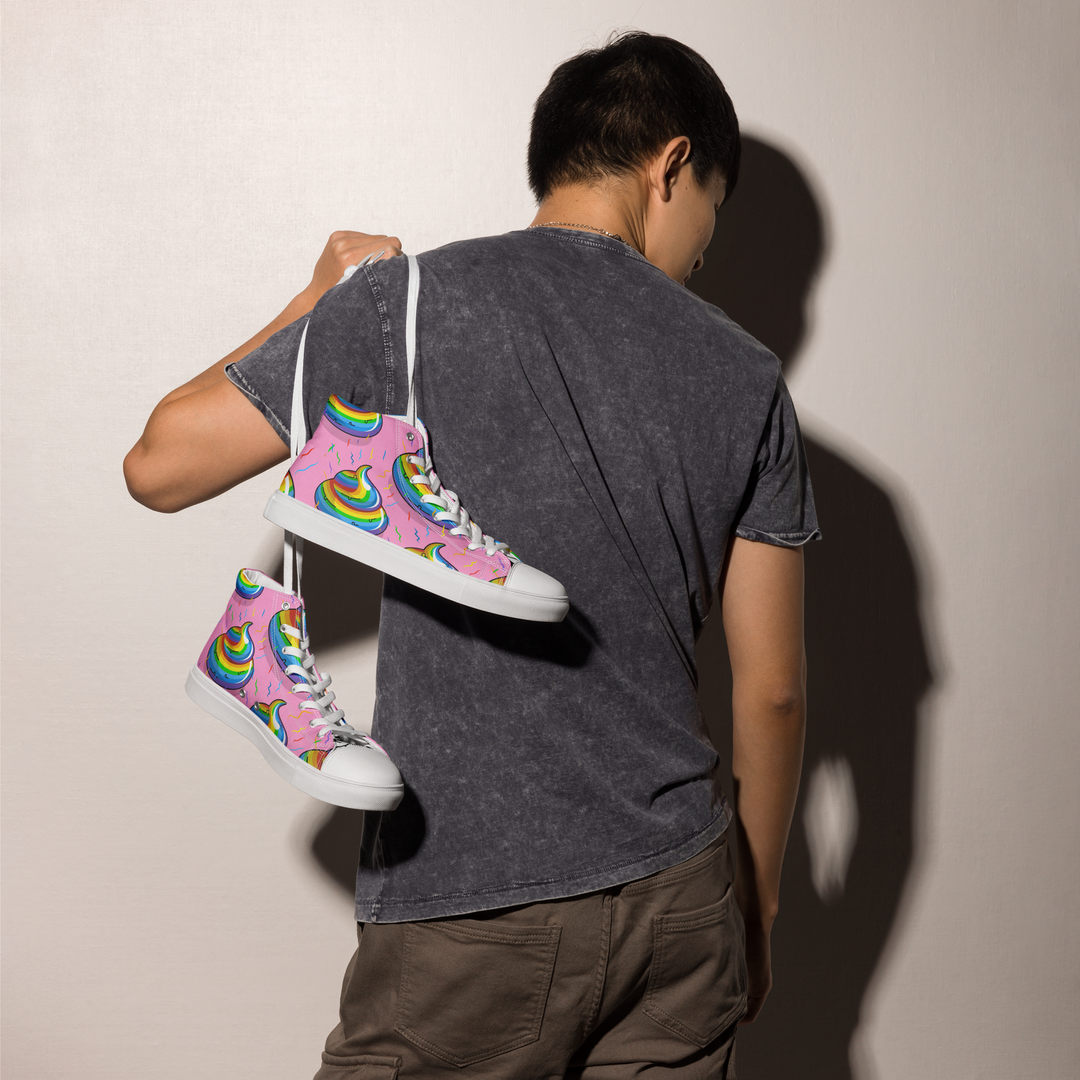 Sneakers alte in tela da uomo CACCHINA UNICORN - Gufetto Brand 