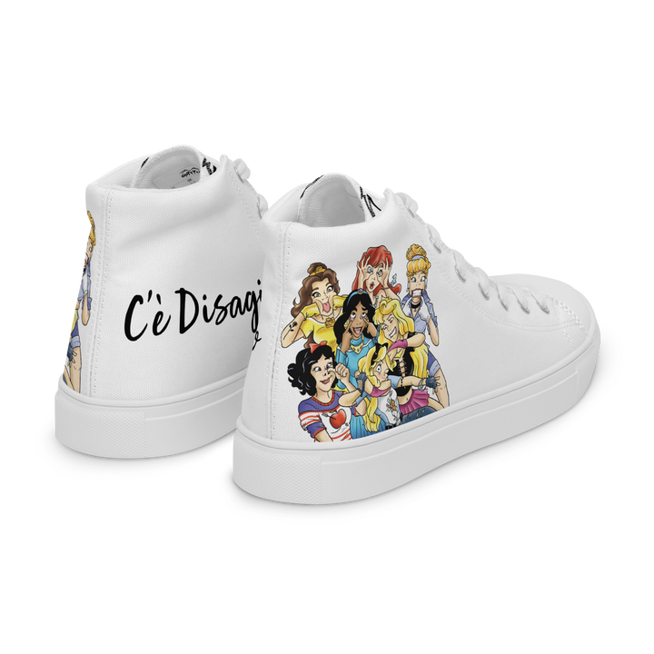 Sneakers alte in tela da uomo PRINCIPESSE 2.0 Limited Edition - Gufetto Brand 