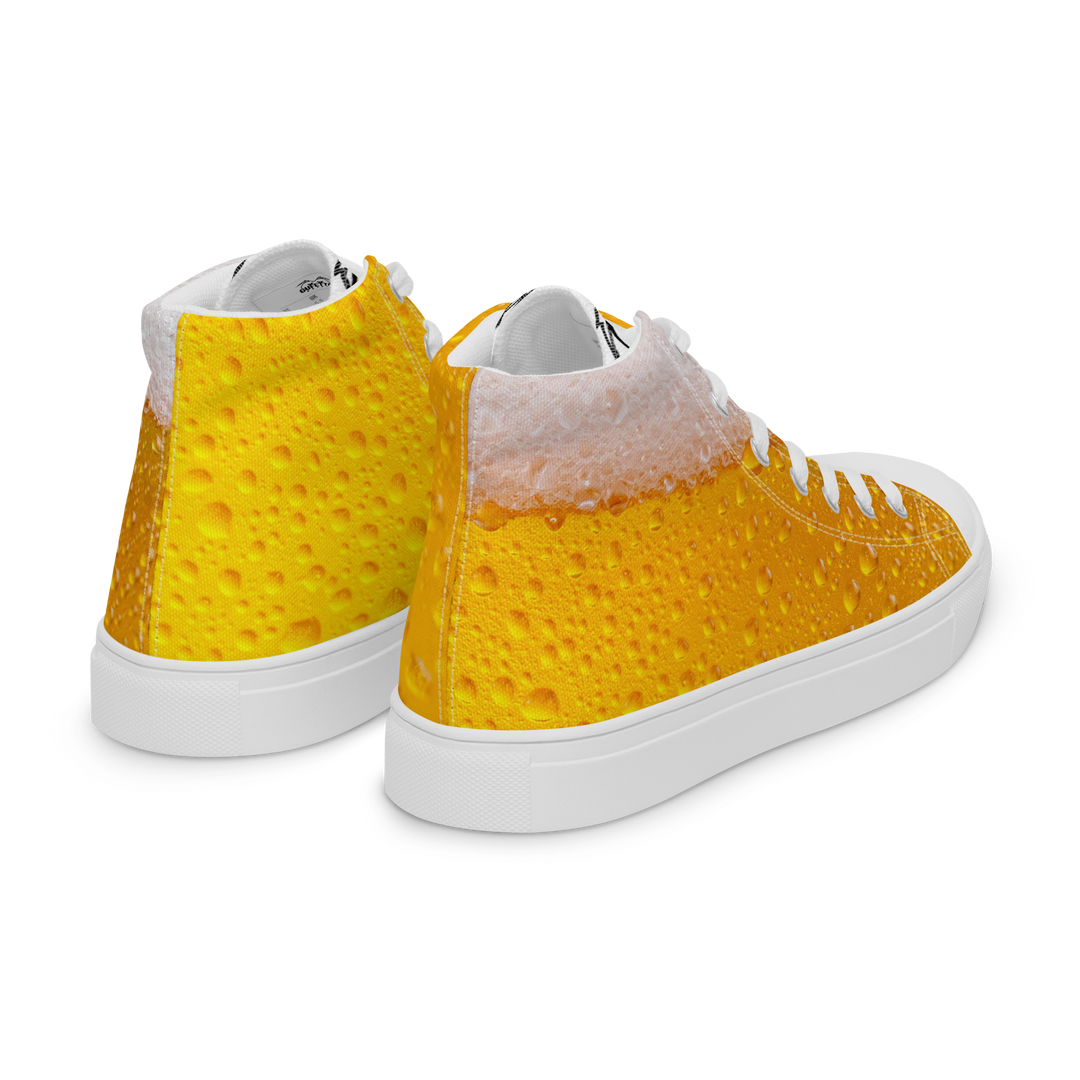 Sneakers alte in tela da uomo BIRRA - Gufetto Brand 