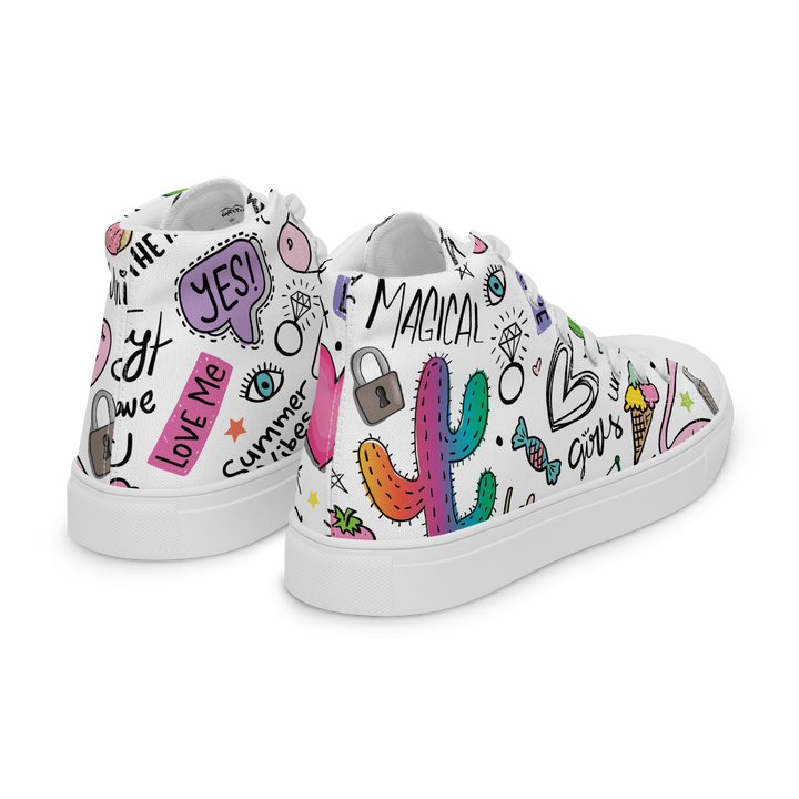 Sneakers alte in tela da uomo UNICORN EDITION - Gufetto Brand 