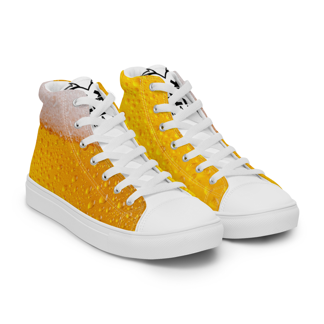 Sneakers alte in tela da uomo BIRRA - Gufetto Brand 