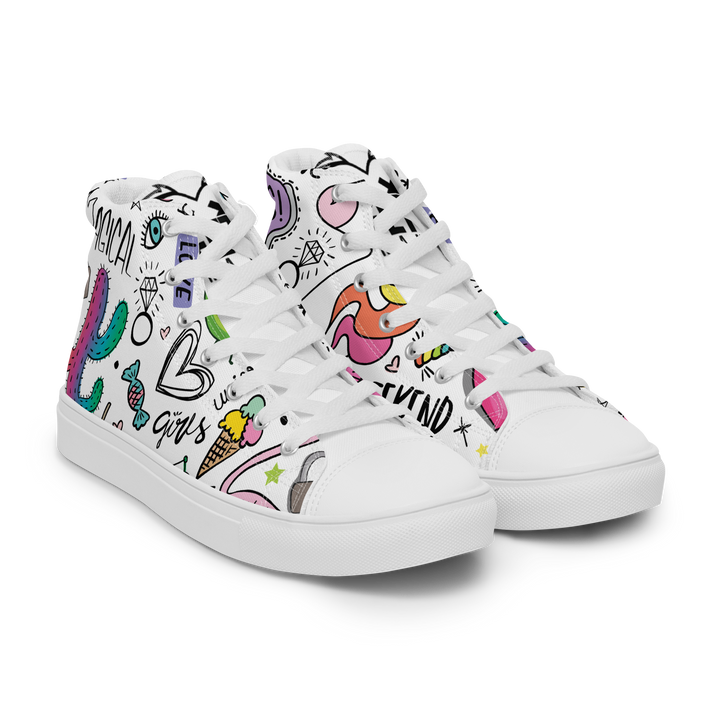 Sneakers alte in tela da uomo UNICORN EDITION - Gufetto Brand 