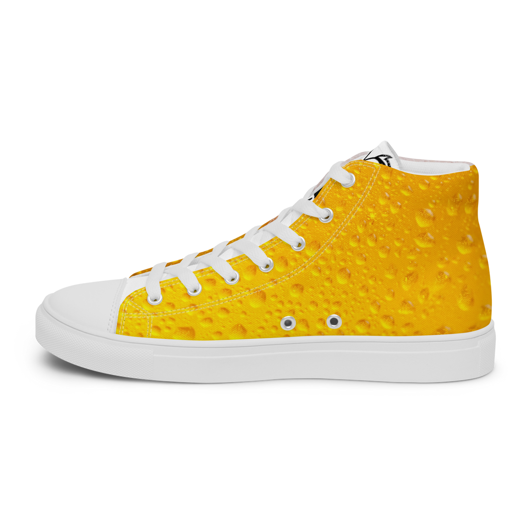 Sneakers alte in tela da uomo BIRRA - Gufetto Brand 