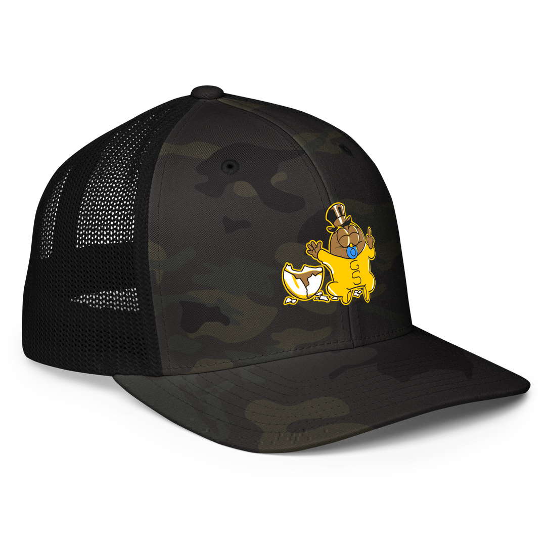 Cappello trucker con retina Baby Gufetto Ricamato - Gufetto Brand 